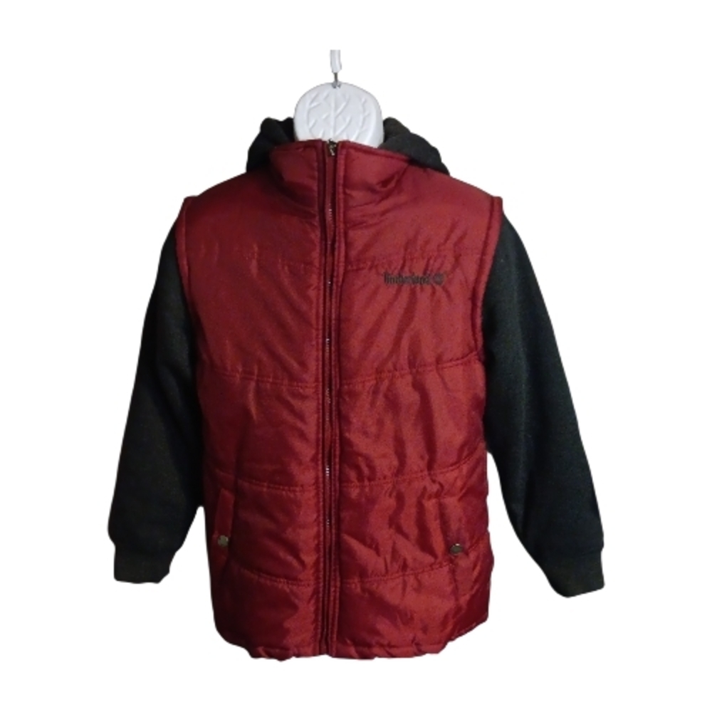 Timberland Red Puffer Jacket